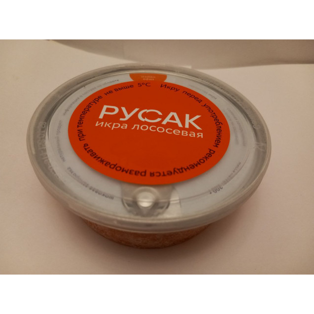 Икра кеты без консервантов Русак 200гр